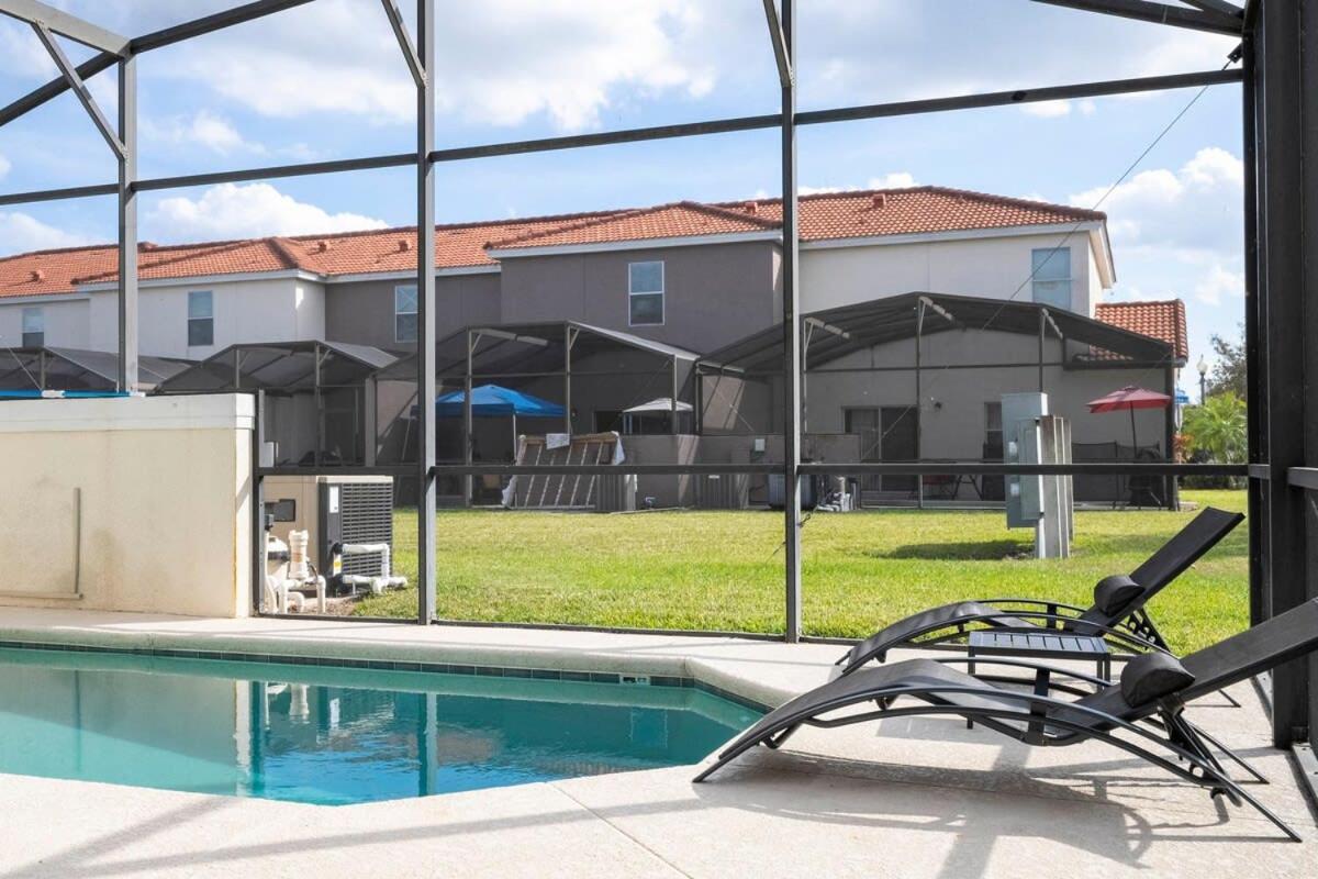 Four Bedroom W/ Screened Pool Close To Disney 4572 Kissimmee Exteriör bild