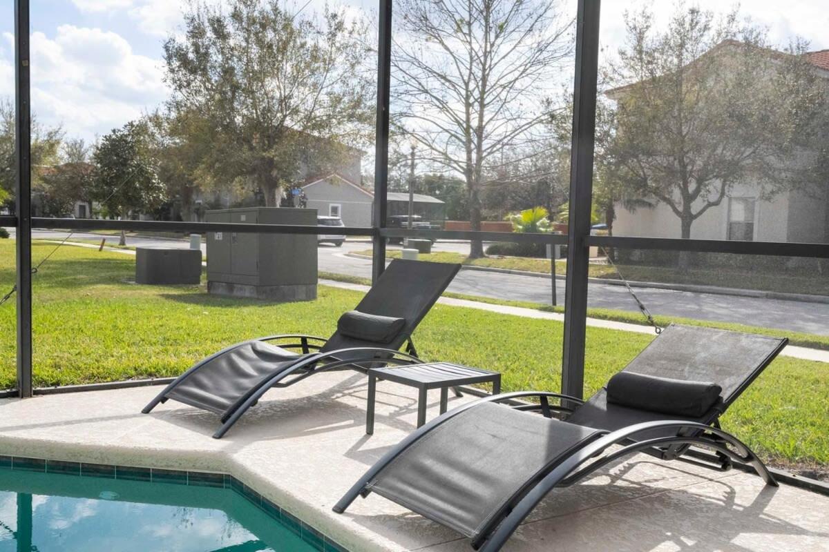 Four Bedroom W/ Screened Pool Close To Disney 4572 Kissimmee Exteriör bild