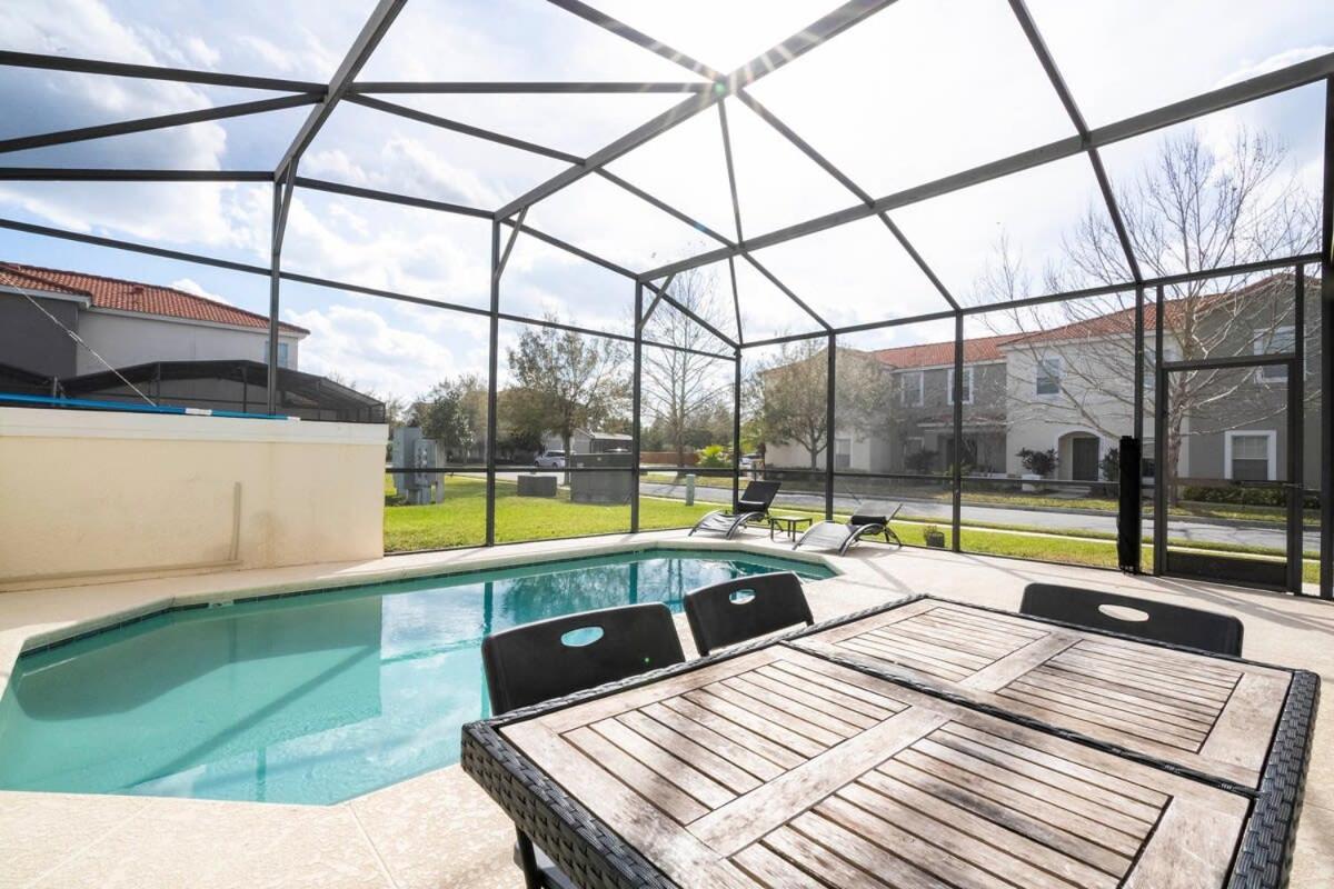 Four Bedroom W/ Screened Pool Close To Disney 4572 Kissimmee Exteriör bild