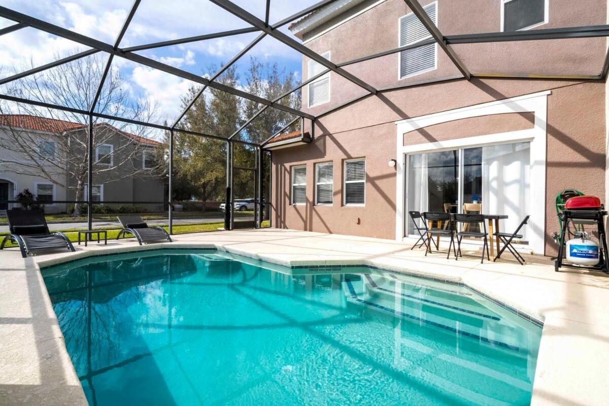 Four Bedroom W/ Screened Pool Close To Disney 4572 Kissimmee Exteriör bild
